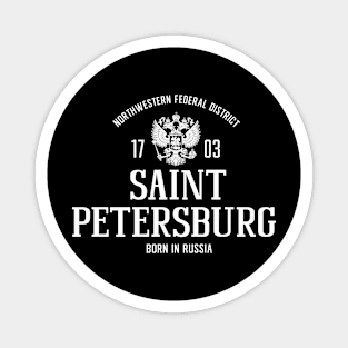 Saint Petersburg. Born in Russia Magnet